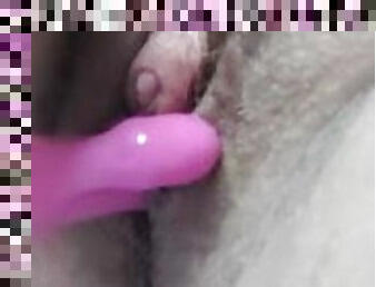FTM squirting and cumming from toy