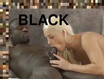 Black4k. juicy pussy of blanche welcomes black boner deep