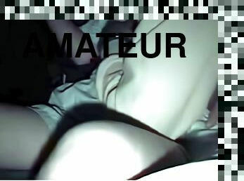 amateur, hardcore, couple, voiture, petite-amie