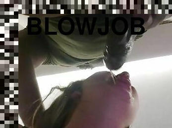 Close up SLOPPY BLOWJOB in a hotel room with CLASSY FILTH and NEMO BROWN