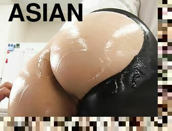 asian, anjing, berambut, pejabat, menghisap-zakar, orang-jepun, creampie, fetish, gadis-koboi, exotik