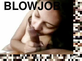 Hot blowjob and cum