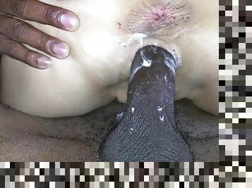 Loves Cumming All Over That BIG BLACK DICK