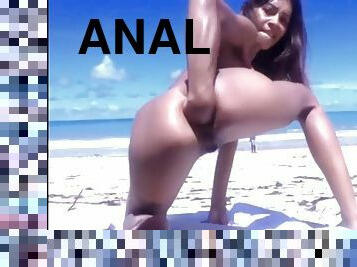 Flashing beacha anal