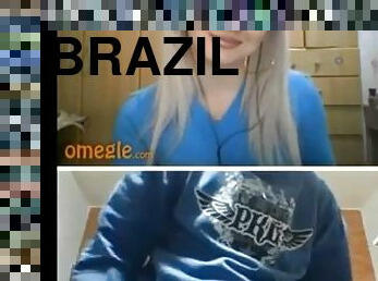 Omegle Reaction Big Cock Brazil