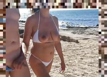 tettone, masturbarsi, pubblici, amatoriali, mammine-mature, mamme, seghe, spiaggia, masturbazione, tettone-busty