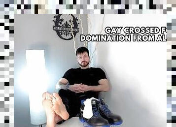 Gay cross foot domination from alpha