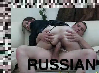 Russian irina seduces a guy