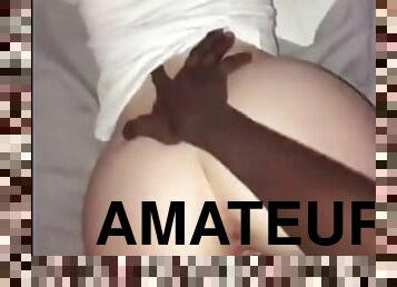 amatør, ebony, interracial, hardcore, svart, pov, rumpe-butt, spanking, juicy