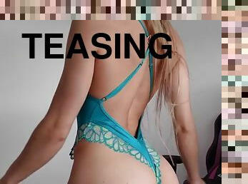 Mercedes Valentine - Lingerie test on tour part 1