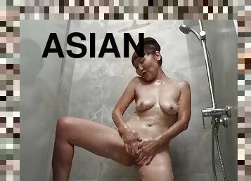 asian, mandi, pelancapan, nenek-granny, alat-mainan, mandi-shower, solo