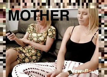 Horny mother and daughter