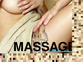 Faketit inked babe banged by masseurs dick
