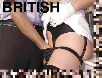 British glamcore milf in stockings
