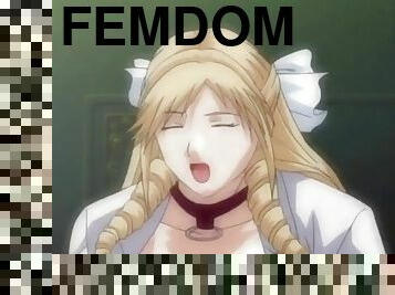 Femdom Queen-sama fucks the slave personally