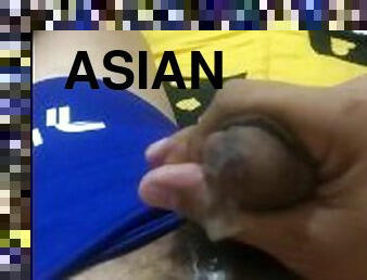 asia, blowjob-seks-dengan-mengisap-penis, homo, handjob-seks-dengan-tangan-wanita-pada-penis-laki-laki, teransang, seorang-diri