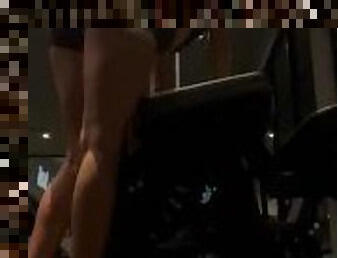 Hot girl girl training legs (ass)