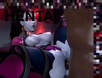 Widowmaker Anal BBC Hentai