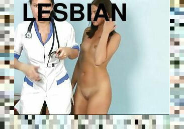 Lesbian doctor "examines" her patient