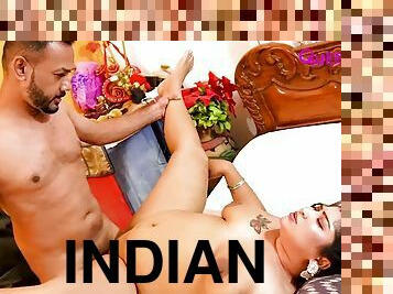 Chubby indian MILF impassioned sex