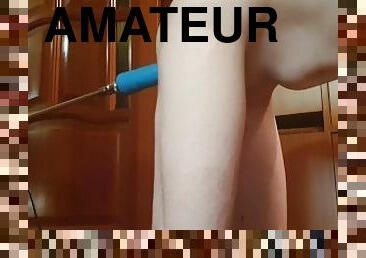 amatør, anal, legetøj, hjemmelavet, europæisk, knepning-fucking, euro, maskiner, dildo, fetish