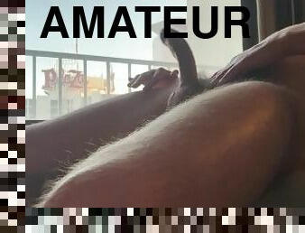 papa, amateur, ejaculation-sur-le-corps, énorme-bite, gay, ejaculation, solo, pappounet, hôtel, bite