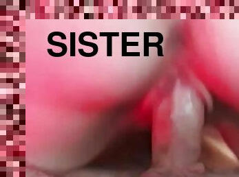 stepsister having sex with her stepbrother while no one is home