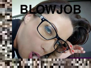 Pov blowjob after rimjob slut