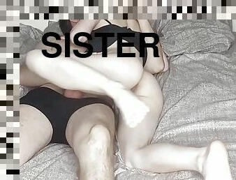 Tiny Step Sister Sucks My Cock Horny - KarolinaOrgasm
