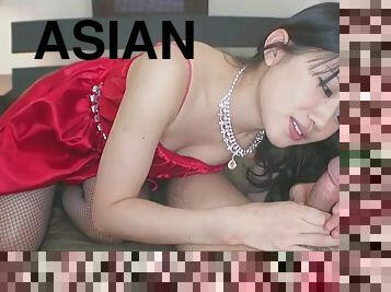 Asian teen couple get naked and having sex amazing
