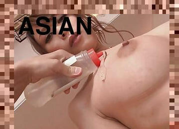 Asian hot babe oil massage porn