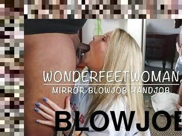 WonderFeetWoman Mirror Blowjob Handjob Preview