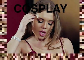 Alessandra Jane Gets Cum On Her Tits