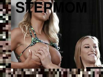 Screwed A Big Tittied Blond Stepmom And Her Stepdaughte