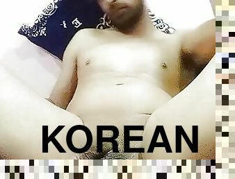 Korean boy masturbating