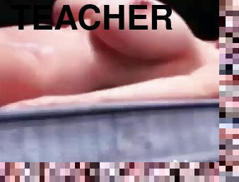 3d big tits teacher give blowjob till cumming