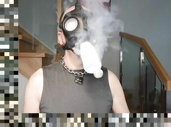 Gas Mask filled with Clouds!