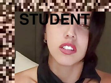  Sultry latina college student skips class to play with wet pussy - Santica Mahito Leak