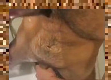 Top Brazilian Shemale Piss on Slave