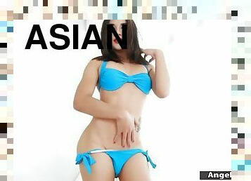 asia, mastubasi, waria-shemale, handjob-seks-dengan-tangan-wanita-pada-penis-laki-laki, bokong, seorang-diri