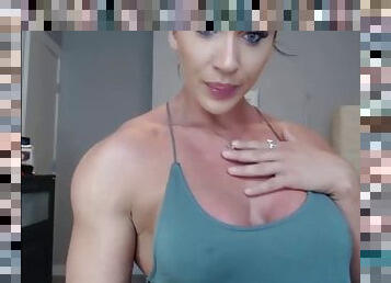 Female bodybuilder webcam