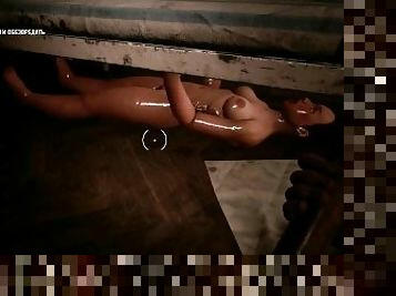 Atomic Heart sex doll under the bed