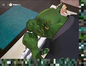 Orc Massage 3D Hentai game Ep.1 Oiled up massage on a perverted elf