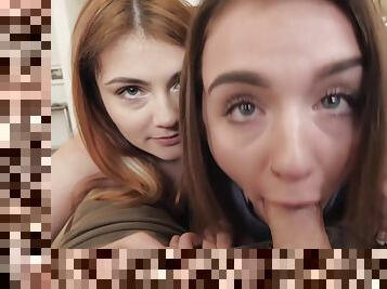 And Her Bff Rosalyn Have A Threesome And Swap Cum! - Rosalyn Sphinx And Adria Rae