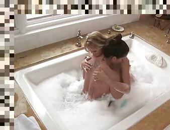 Bubble bath with jaw dropping lesbians stormy daniels and alison tyler