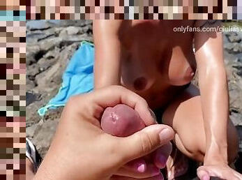 tettone, allaperto, pubblici, mammine-mature, spiaggia, pov, italiani, perfette