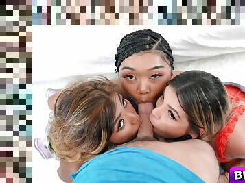 Lemonade Girls Fucked This Lucky Stud With Nade Nasty, Clara Trinity And Marley Madden