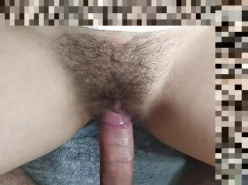 CUM O HAIRY PUSSY MY WIFE