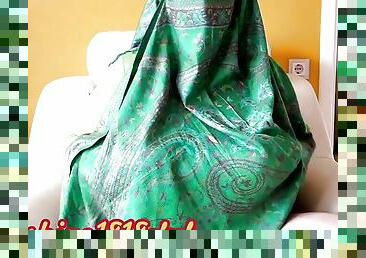 Green Hijab Burka Mia Khalifa cosplay big tits Muslim Arabic webcam sex 03.20