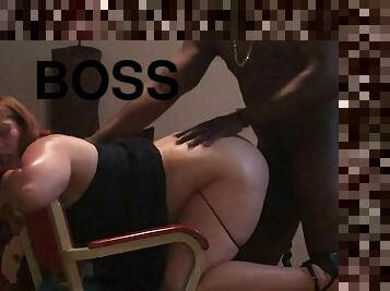 White Slut PAWG Nasty Wild Secretary Bangs Her Boss